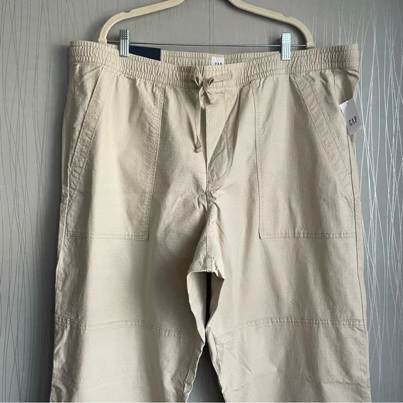 Gap Pants Men’s size XXL Easy Ripstop Beige - Picture 2 of 13